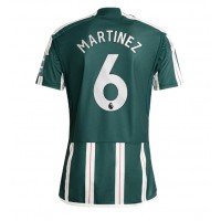 Camisa de Futebol Manchester United Lisandro Martinez #6 Equipamento Secundário 2023-24 Manga Curta